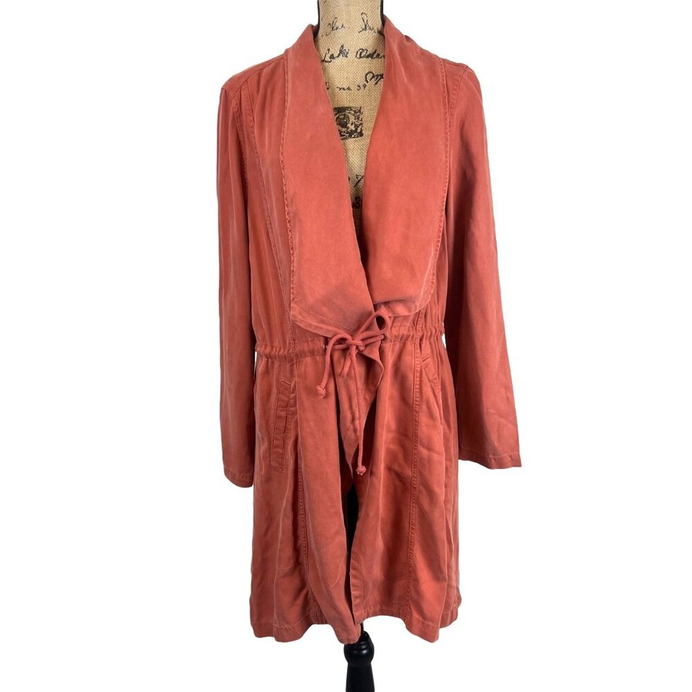 Max Jeans Rust Tencel Drawstring Long Draped Casu… - image 6